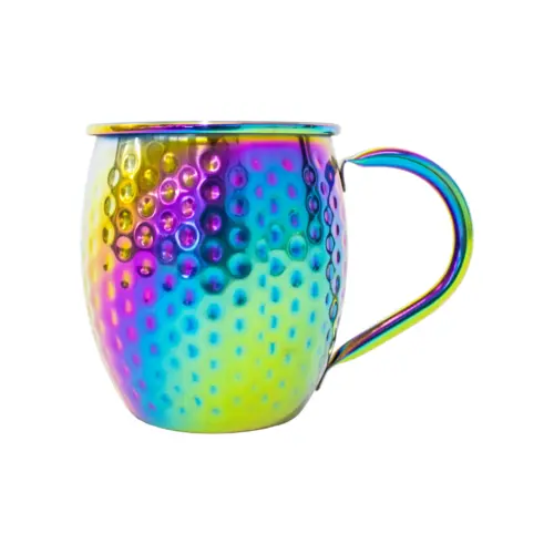 Taza de acero inoxidable multicolor de 550ml