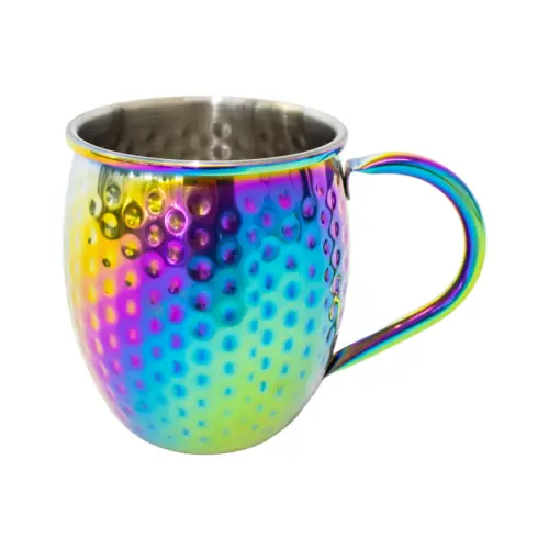 Taza de acero inoxidable multicolor de 550ml