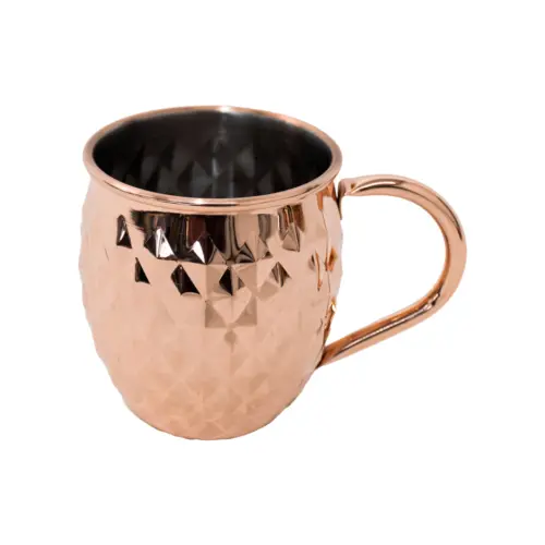 Taza de acero inoxidable cobre de 550ml