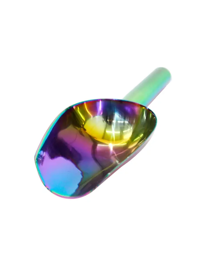 Cuchara de acero inoxidable para hielos multicolor - Image 3