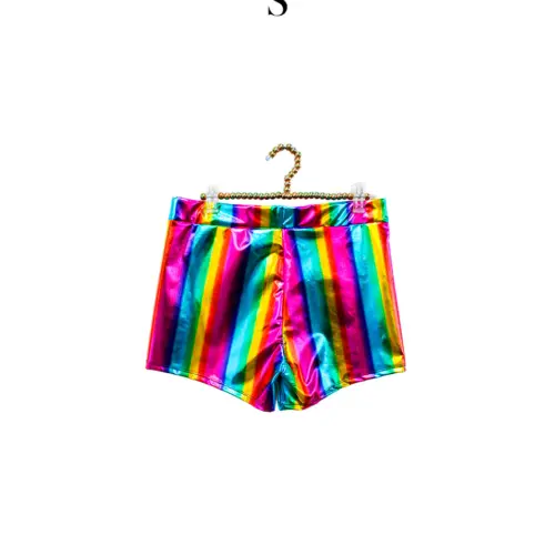 Short metálico arcoíris talla S de 32x30x0.1cm