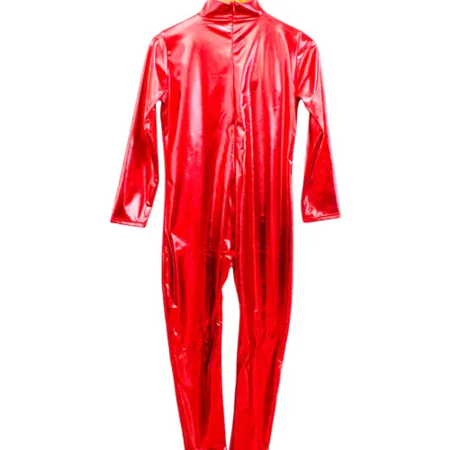 Overol para adulto de licra rojo talla S de 80x130x0.1cm