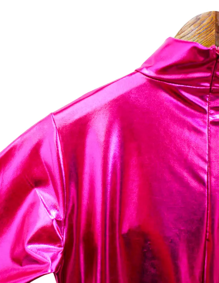 Overol para adulto de licra fucsia talla S de 80x130x0.1cm - Image 2