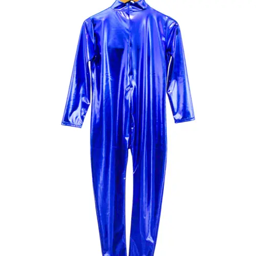 Overol para adulto de licra azul talla S de 80x130x0.1cm