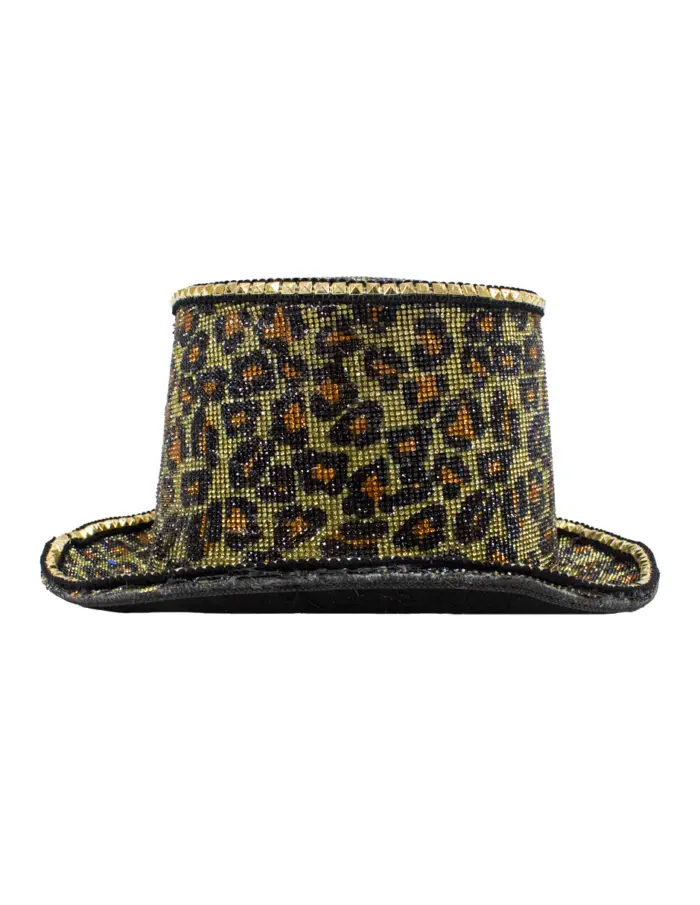 Sombrero diseño animal print diamantado - Image 4