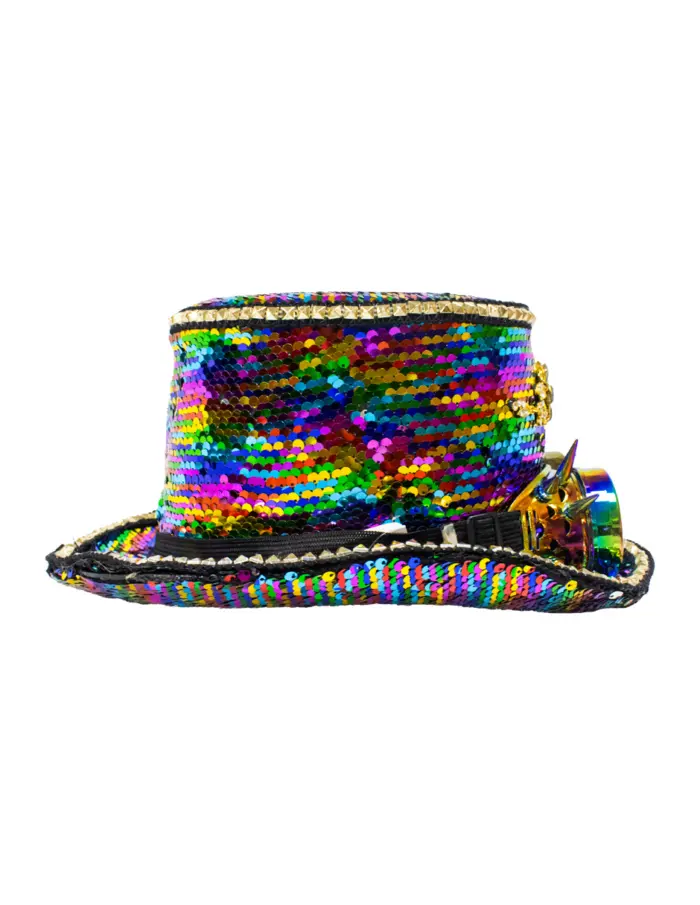 Sombrero multicolor con lentes - Image 4