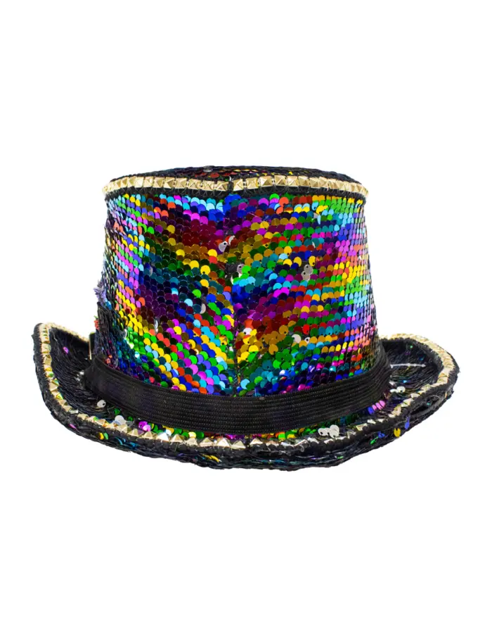 Sombrero multicolor con lentes - Image 5
