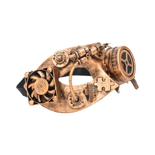 Antifaz diseño industrial cobre