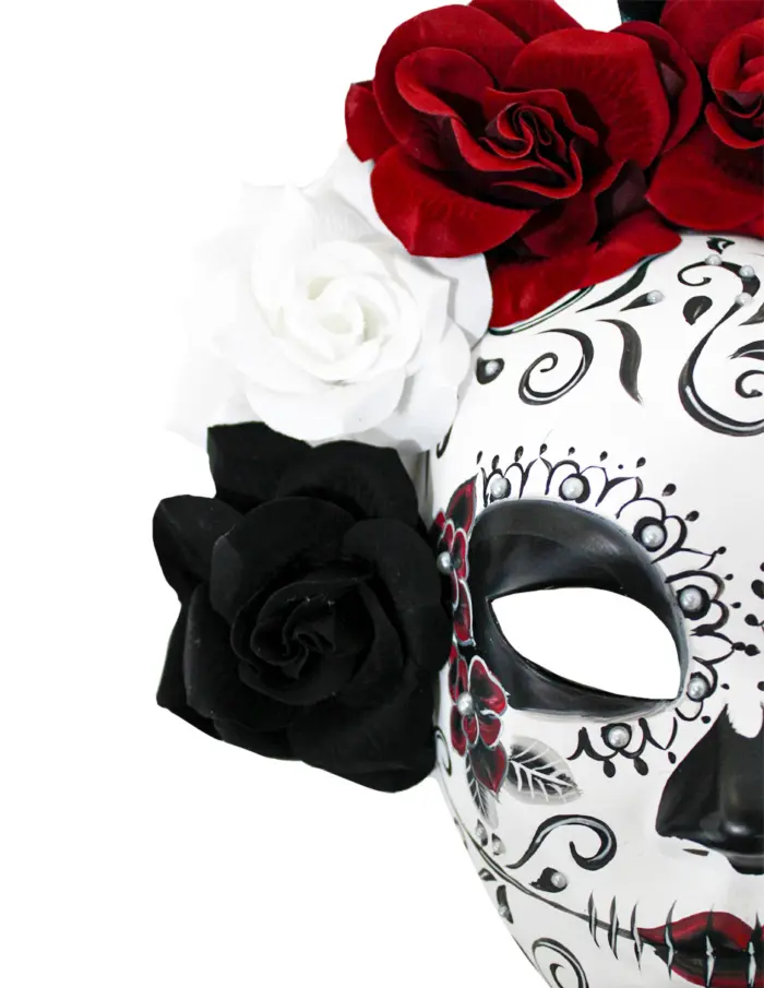 Mascará diseño catrína con sombrero de26x28x10.5cm - Image 3