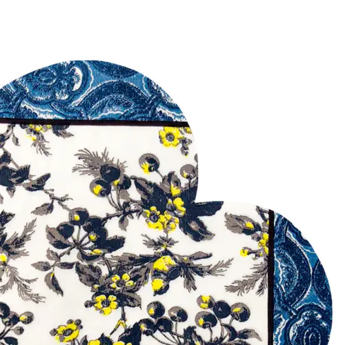 Paquete de servilletas de papel diseño corazon azul con 20 piezas