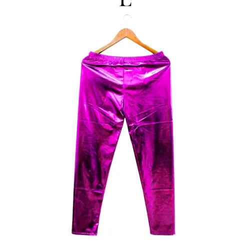 Pantalón metálico morado talla L de 36×93.5×0.1cm