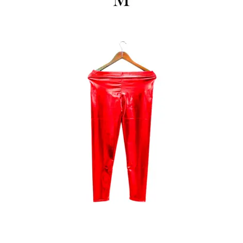 Pantalón metálico rojo talla M de 34x92x0.1cm