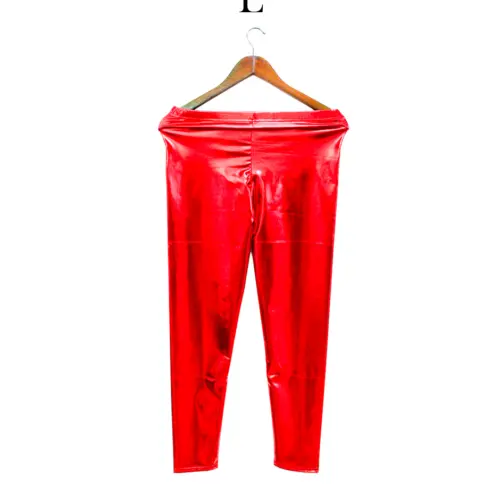 Pantalón metálico rojo talla L de 36×93.5×0.1cm