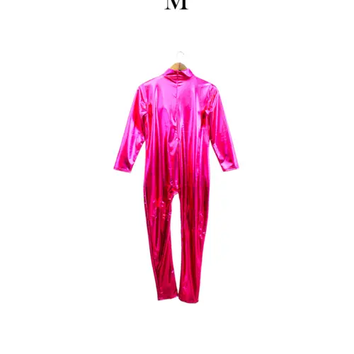 Overol para adulto de licra fucsia talla M de 86x133x0.1cm
