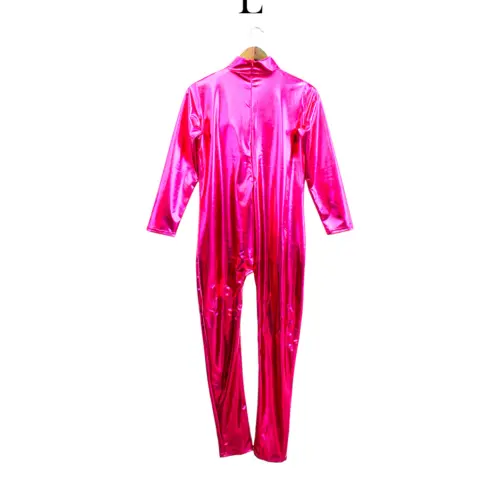 Overol para adulto de licra fucsia talla L de 90x137x0.1cm