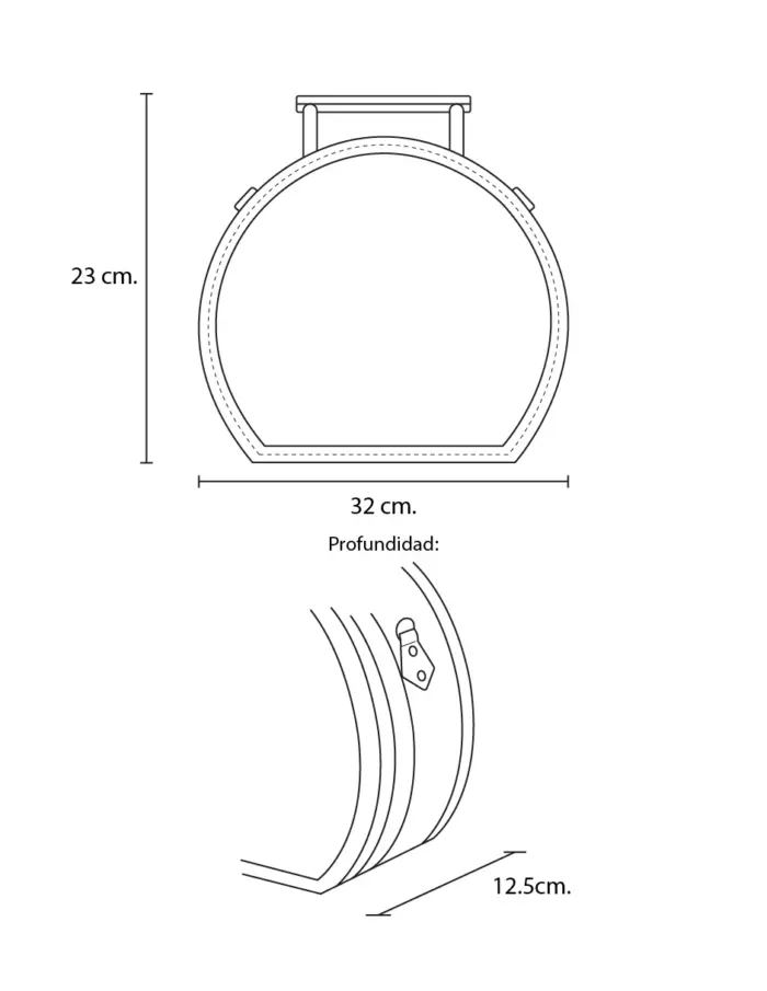 Juego de 2 maletas rosa con correas blancas - Image 7