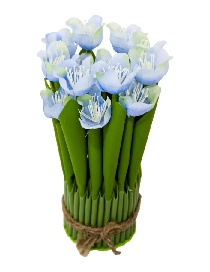 Ramo de tulipanes azules en base de 7.5x7.5x21cm - Image 2