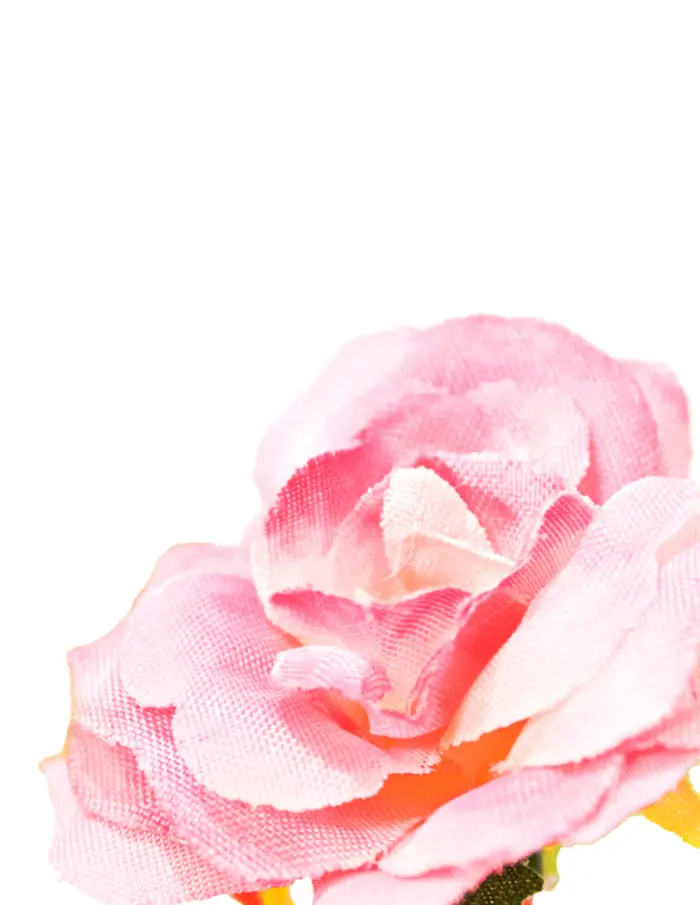 Maceta con flor tipo camelia rosa de 9x9x40cm - Image 3