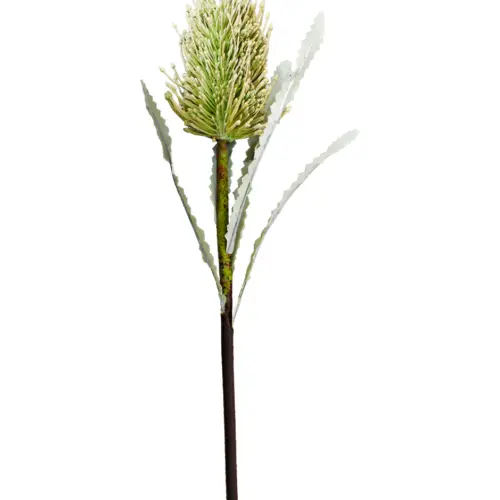 Vara de follaje artificial diseño pagoda verde de 7x47x0.1cm
