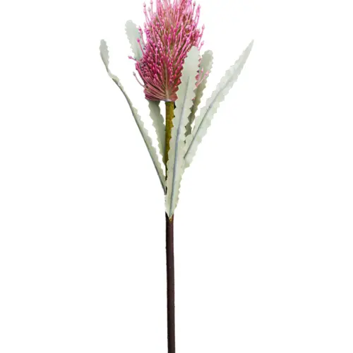 Vara de follaje artificial diseño pagoda roja de 7x47x0.1cm
