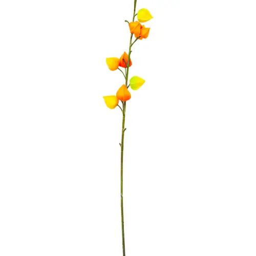 Vara de flores naranja de 7x75x0.1cm