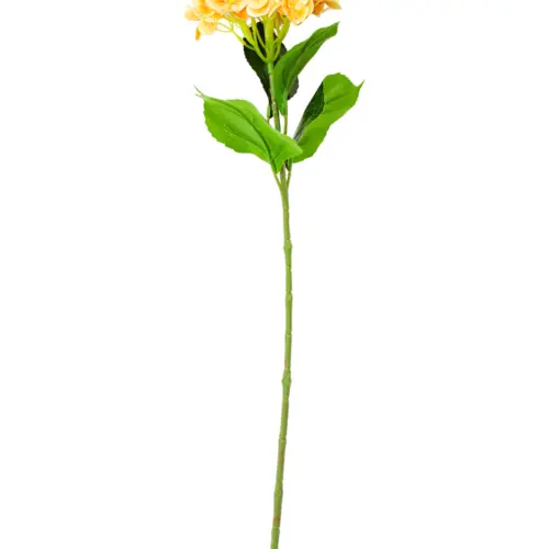 Vara de hortensia amarilla de 18x66x0.1cm