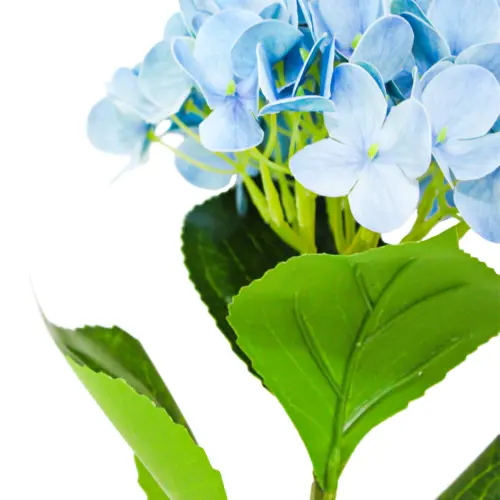 Vara de hortensia azul de 18x66x0.1cm