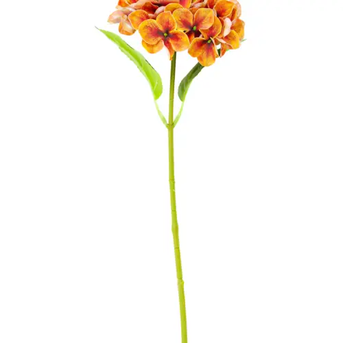 Vara de hortensia naranja de 16x45x0.1cm
