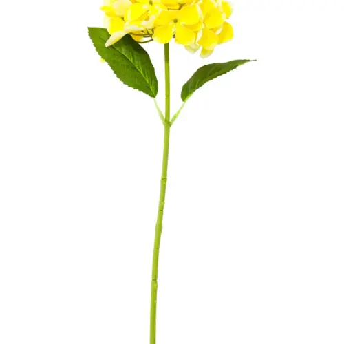 Vara de hortensia amarilla de 16x45x0.1cm
