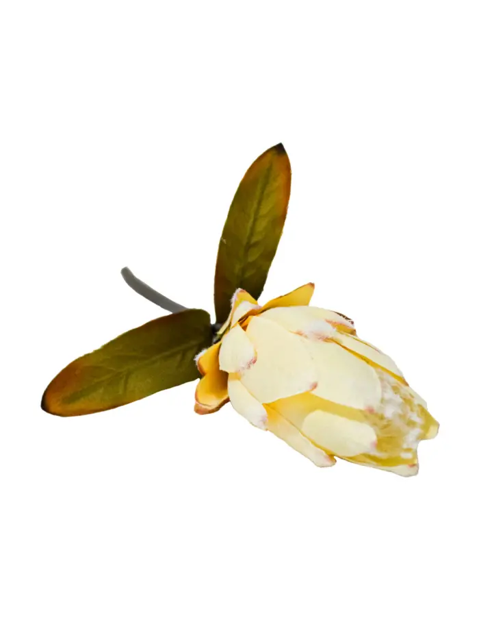 Vara de flor artificial exotica blanca - Image 3