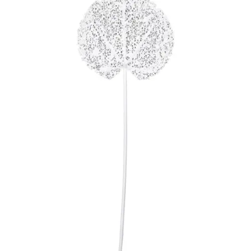 Vara de hoja artificial blanca