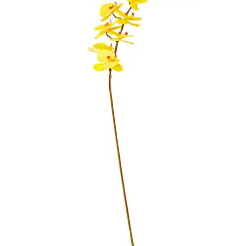 Vara de flor de orquidea amarilla de 17x110x0.1cm