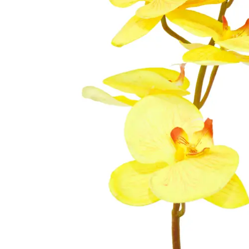 Vara de flor de orquidea amarilla de 17x110x0.1cm