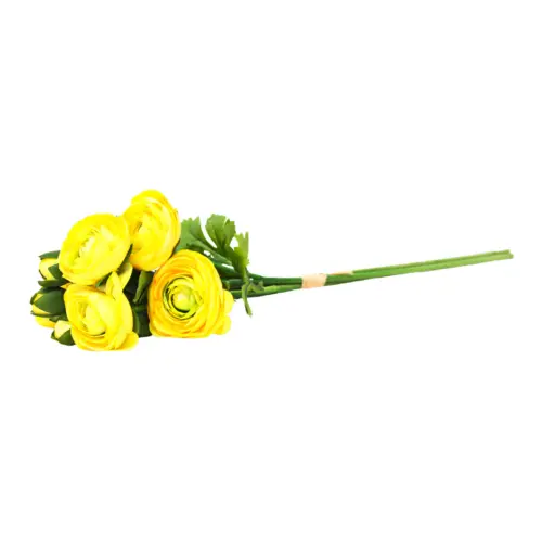 Ramo de flores peonias amarillas de 15x53x0.1cm