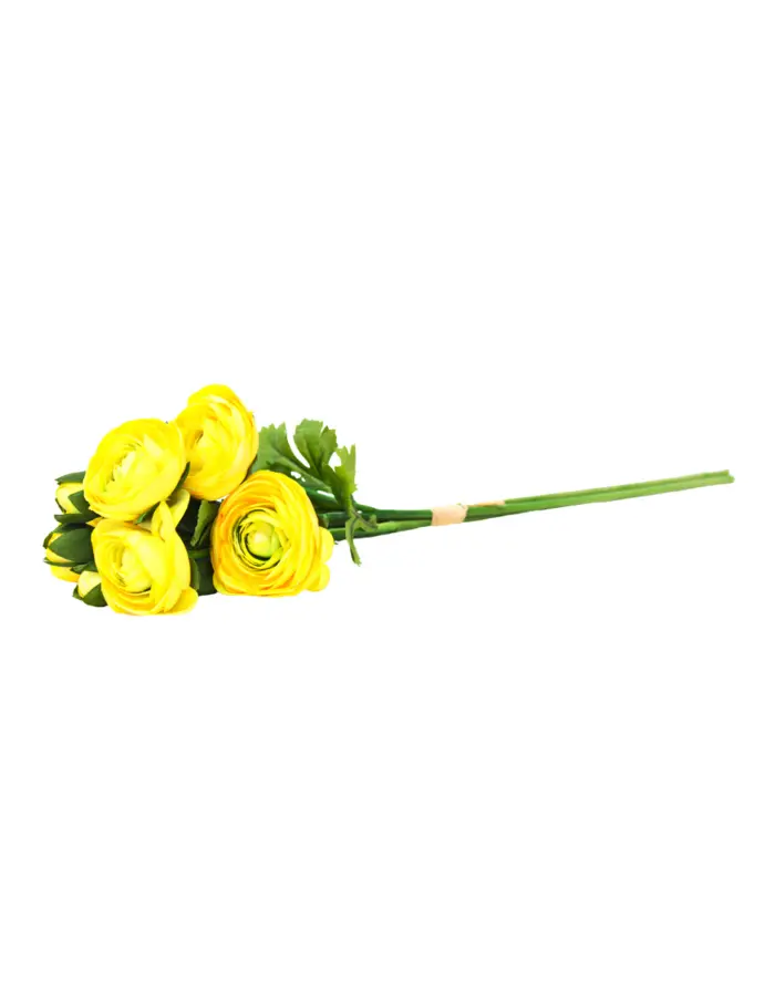 Ramo de flores peonias amarillas de 15x53x0.1cm - Image 2