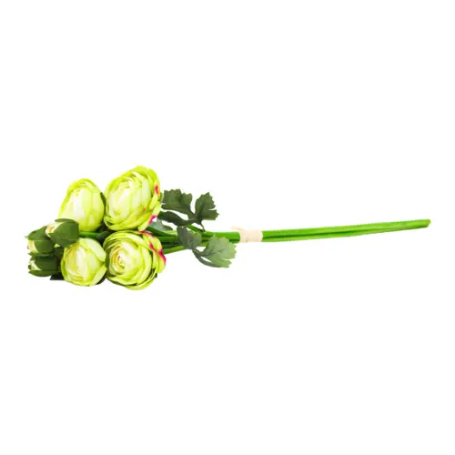 Ramo de flores de peonias verde de 15x53x0.1cm