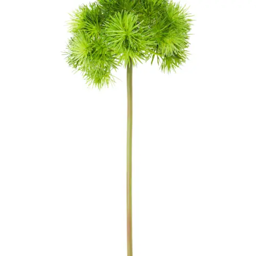 Vara de follaje de plastico con picos verde de 18x35x0.1cm