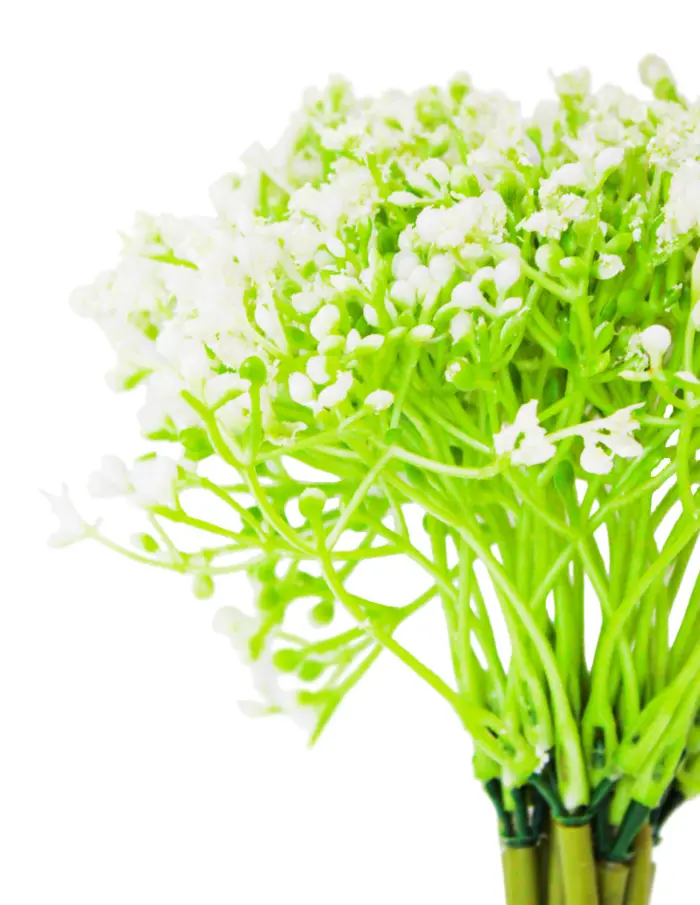 Ramo de follaje con flores verdes de 15x34x0.1cm - Image 2