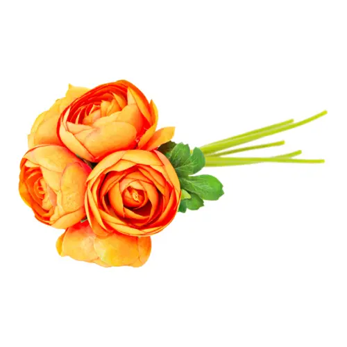 Bouquet de peonias naranja de 19×310.1cm
