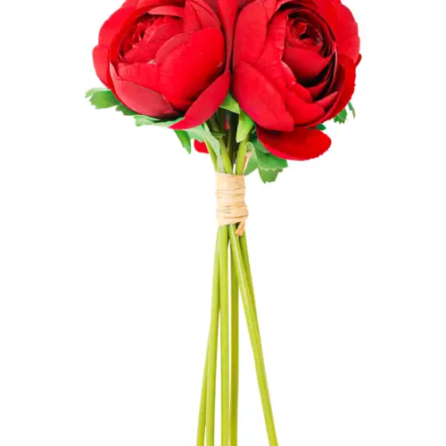 Bouquet de peonias rojas de 19×310.1cm