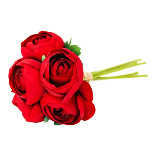 Bouquet de peonias rojas de 19×310.1cm