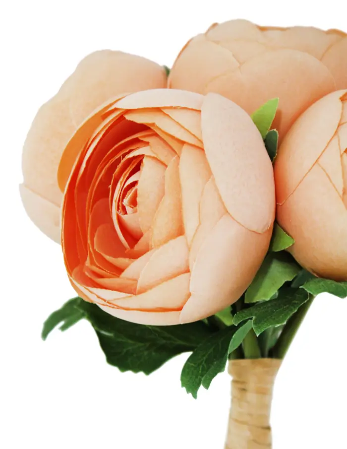 Bouquet de peonias durazno de 19x310.1cm - Image 3