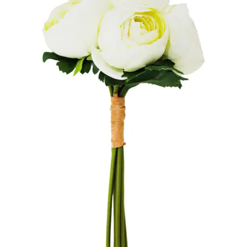 Bouquet de peonias blancas de 19×310.1cm