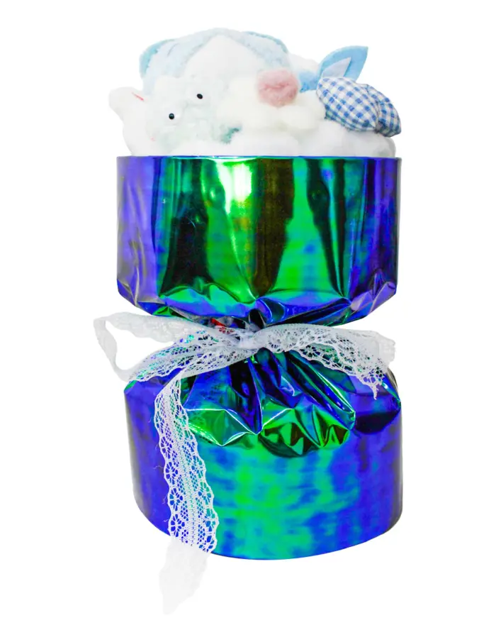 Display con muñecos azules - Image 2