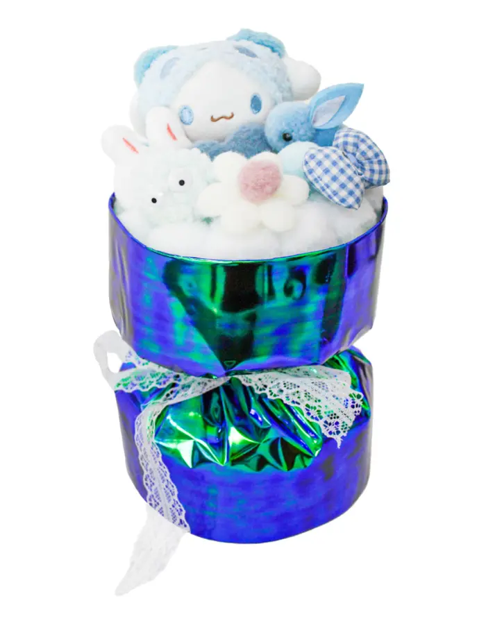 Display con muñecos azules - Image 3