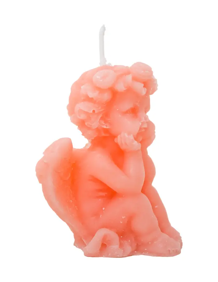 Vela decorativa diseño angel rosa de 4.5x5.5x7cm - Image 2