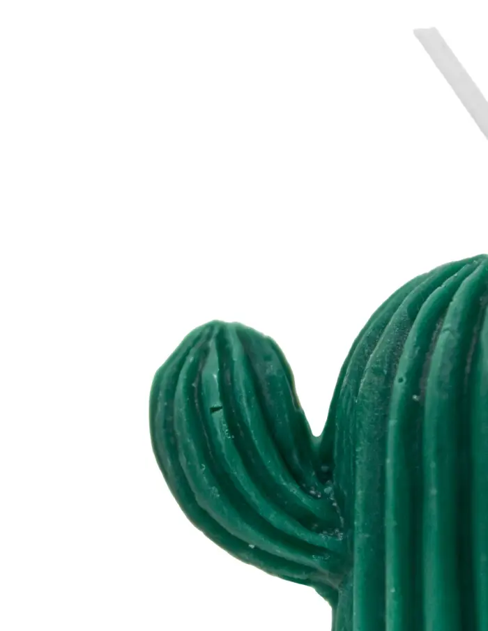 Vela decorativa diseño cactus verde de 3.8x6.5x5.2cm - Image 3
