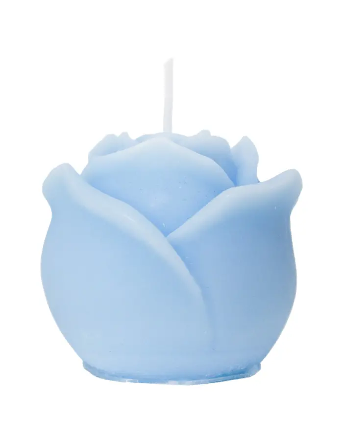 Vela decorativa diseño rosa azul de 6.7x6.7x5.5cm - Image 2