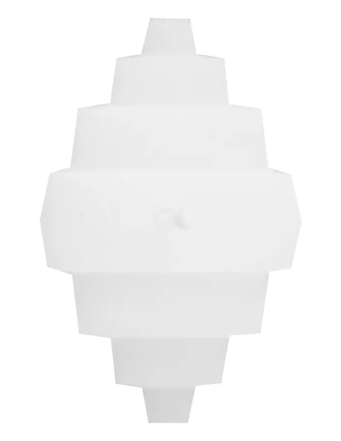 Vela decorativa diseño de torre blanca de 3.8x6x11.2cm - Image 3