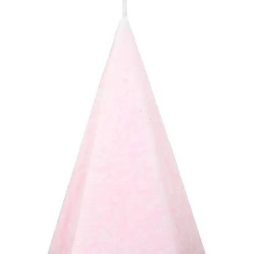 Vela decorativa diseño de figura geométrica de color rosa de 7.5×7.5x12cm